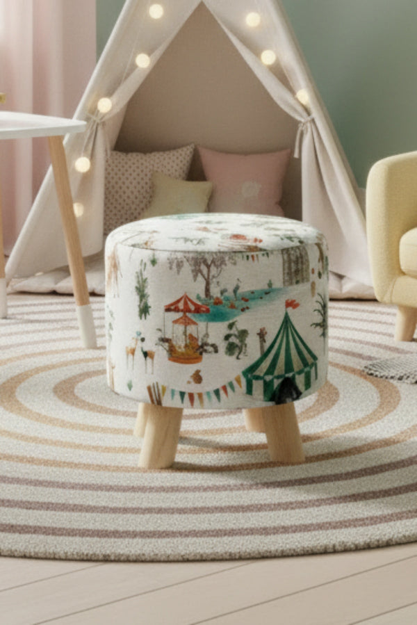 Carraig Donn Circus Print Stool