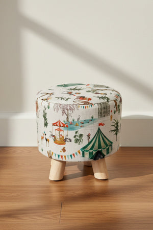 Carraig Donn Circus Print Stool