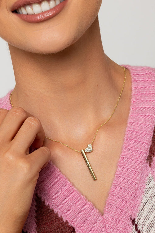 "Clann" Bar Pendant Necklace