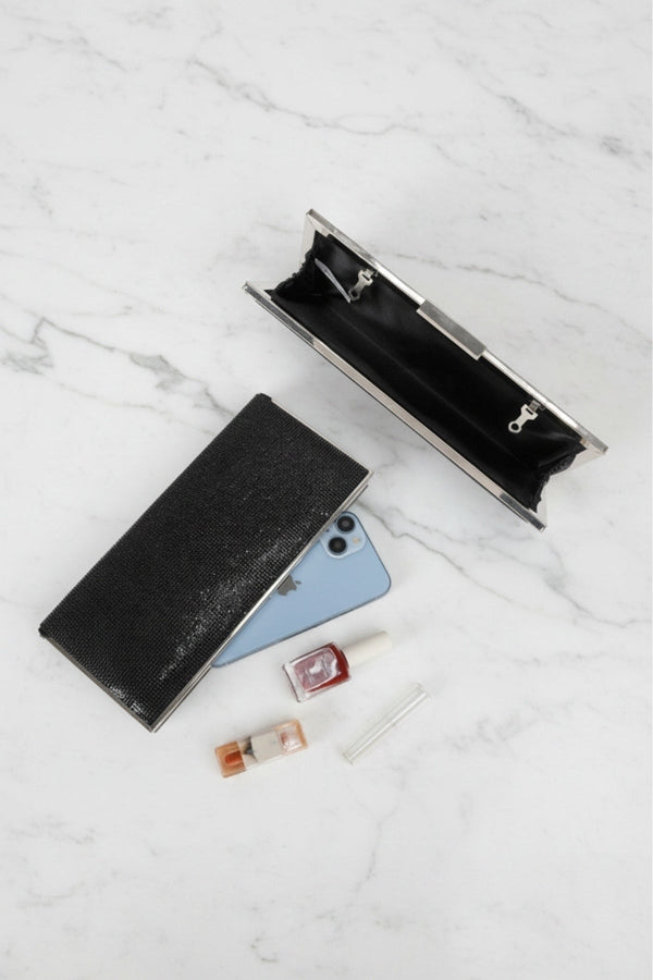 Carraig Donn Clasp Detail Lux Evening Bag