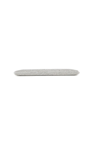 Carraig Donn Clasp Detail Lux Silver Evening Bag