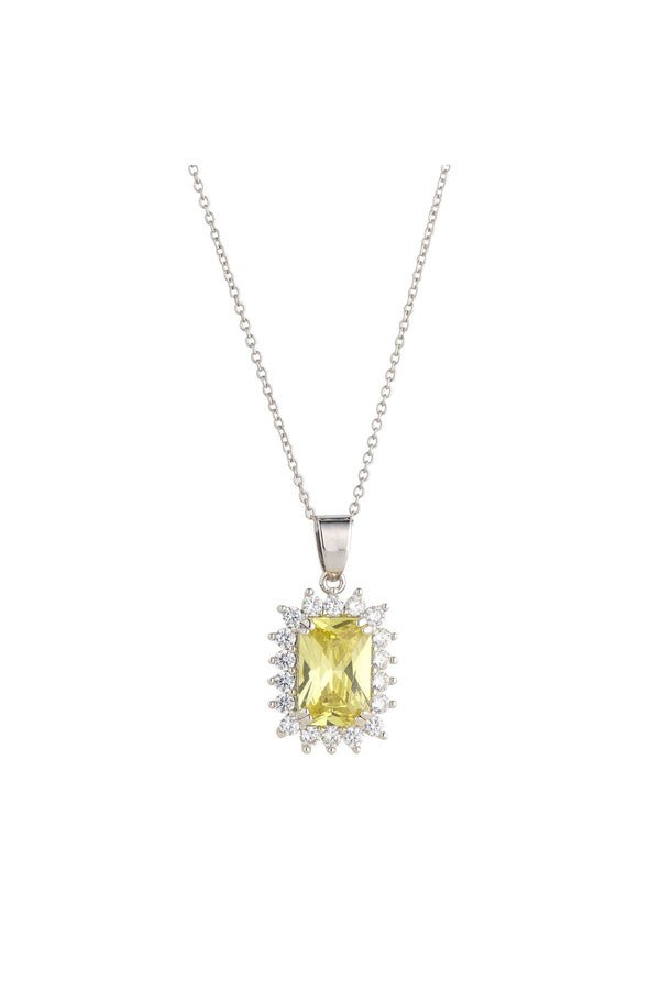 Carraig Donn Classic Apple Green CZ Pendant