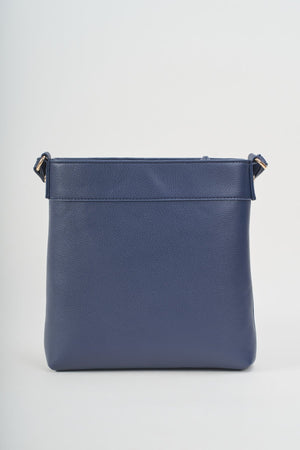 Carraig Donn Classic Crossbody With Front Zip in Navy