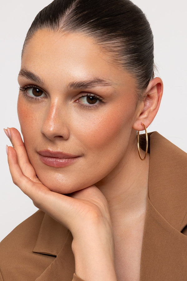 Carraig Donn Classic Gold Hoops