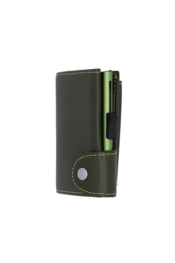 Carraig Donn Classic Leather Coin Holder in Green