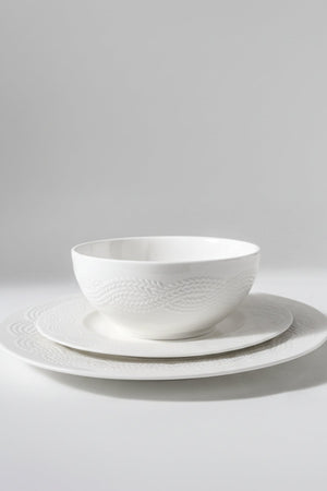 Carraig Donn Cleary 12 Piece White Dinner Set