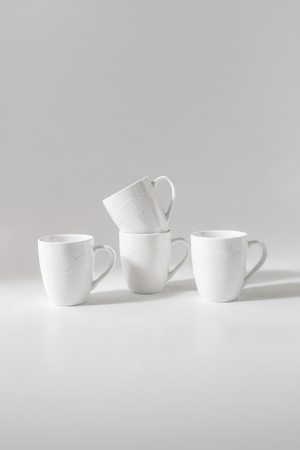 Carraig Donn Cleary Set Of 4 White Mug