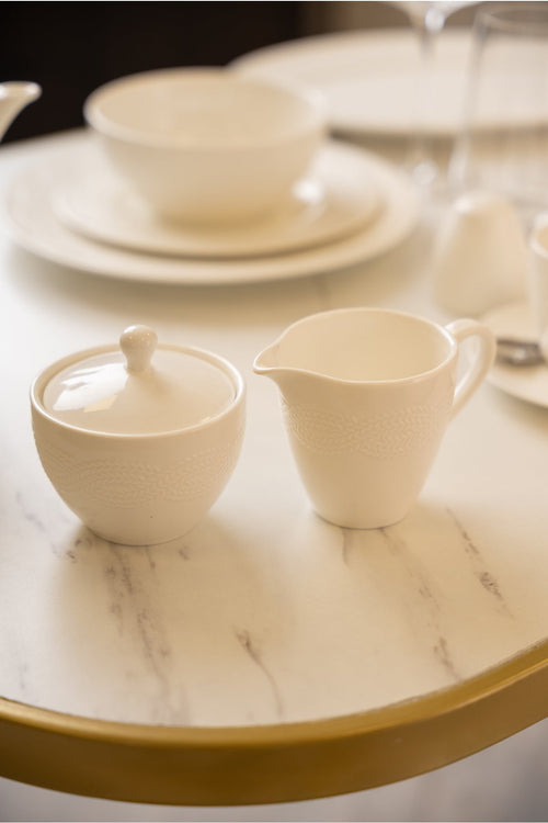 Carraig Donn Cleary White Cream & Sugar Set
