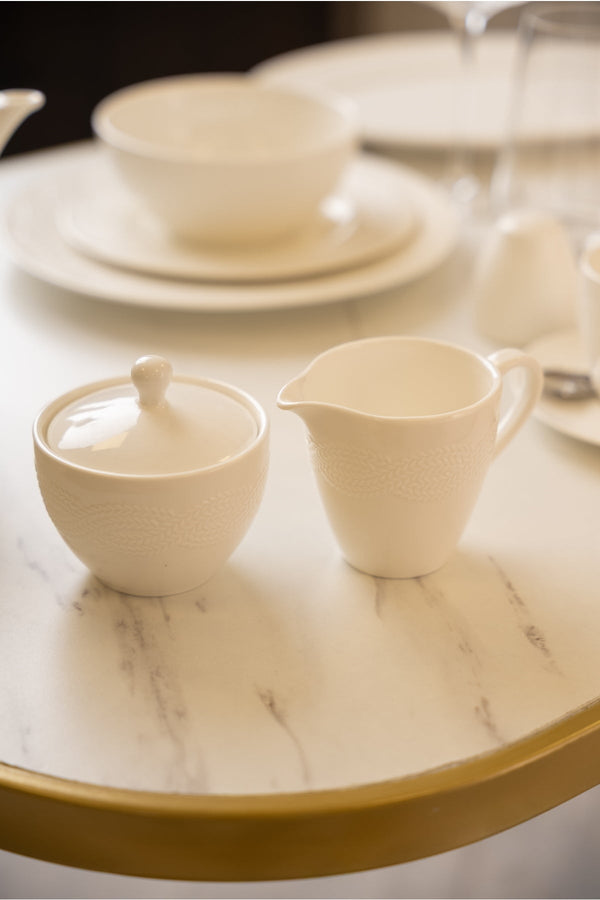 Carraig Donn Cleary White Cream & Sugar Set