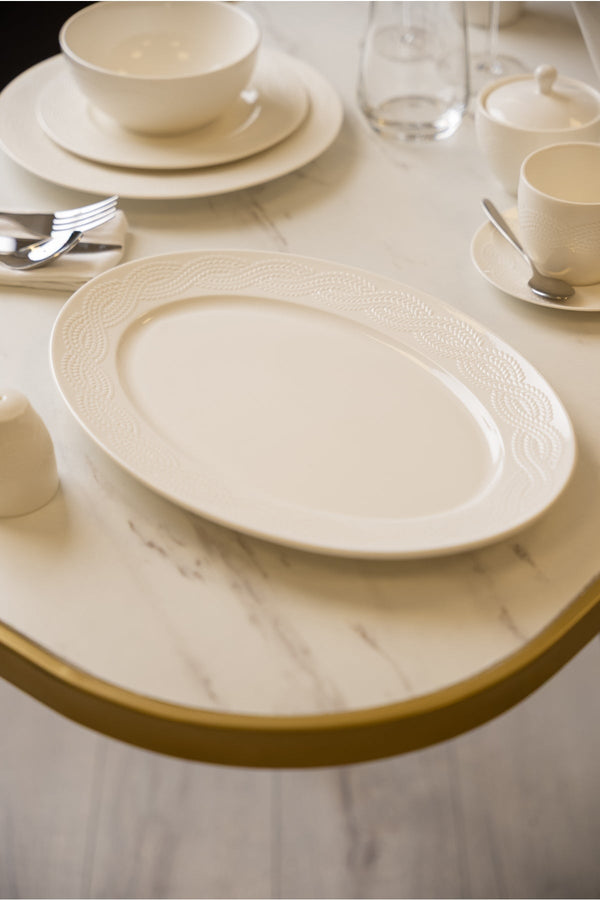 Carraig Donn Cleary White Serving Platter