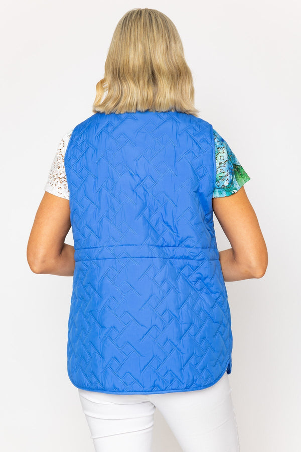 Carraig Donn Cobalt Quilted Gilet