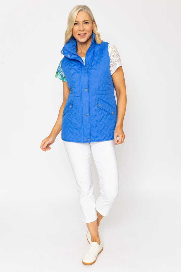 Carraig Donn Cobalt Quilted Gilet