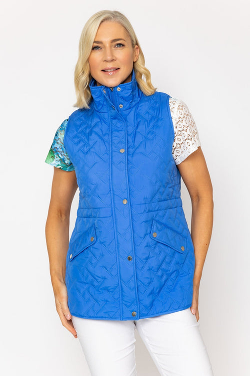 Cobalt Quilted Gilet