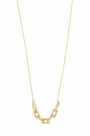 Carraig Donn Coby Crystal Pendant Gold Necklace