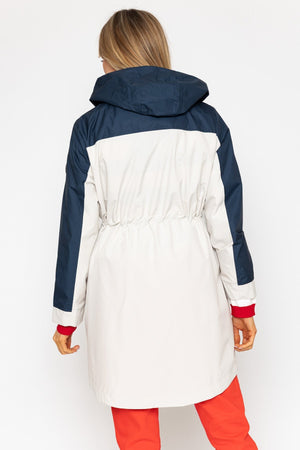 Carraig Donn Colourblock Drawstring Water Repellent Jacket