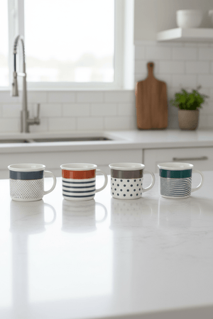 Carraig Donn Colourful Mylo Set Of 4 Mugs