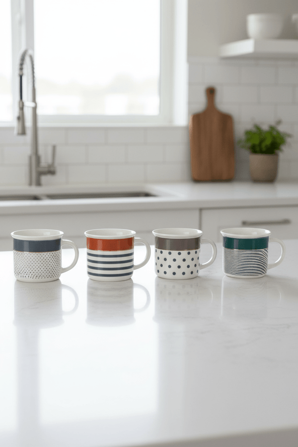 Carraig Donn Colourful Mylo Set Of 4 Mugs