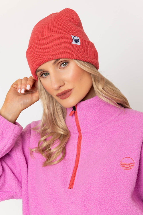Coral Beanie Hat