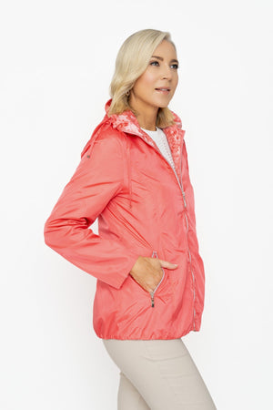 Carraig Donn Coral Lightweight Jacket With Printed Lining
