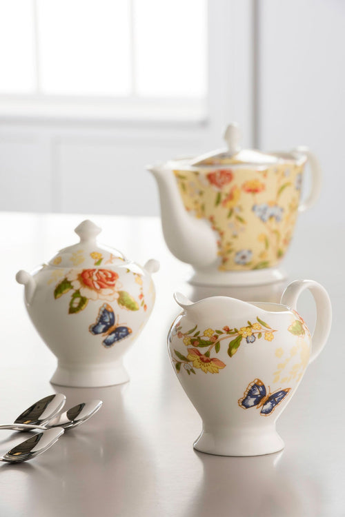 Cottage Garden Cream And Sugar Set