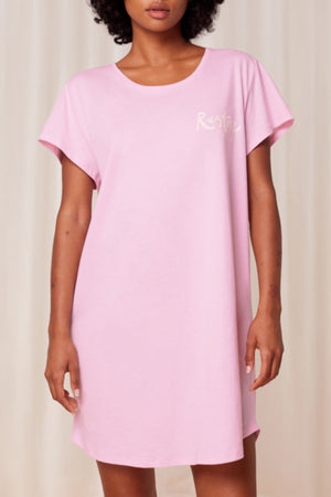 Cotton Nightdress in Pink