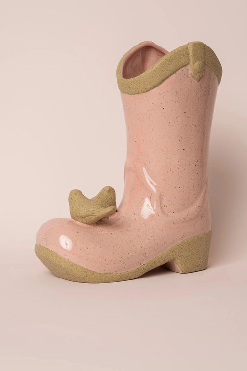 Pink Cowboy Boot Ornament