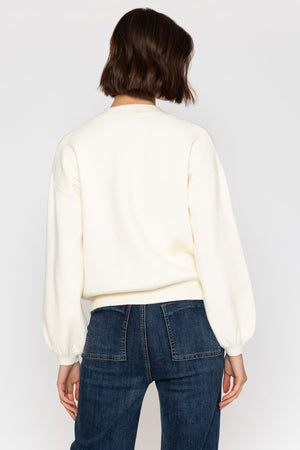 Carraig Donn Cream Cardigan with Contrast Button Details