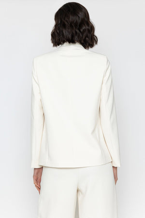Carraig Donn Cream Collarless Blazer
