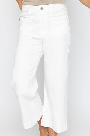 Carraig Donn Cream Denim Jeans with Front Pockets