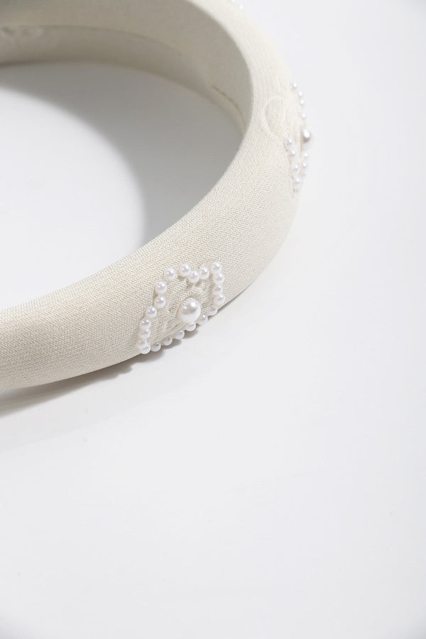 Carraig Donn Cream Flower Pearl Hairband