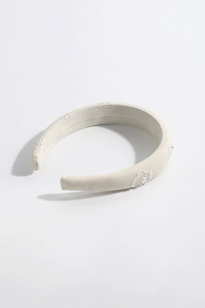 Carraig Donn Cream Flower Pearl Hairband