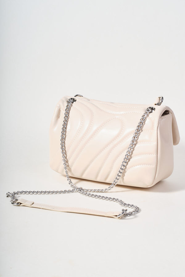 Carraig Donn Cream Quilted Shoulder Bag