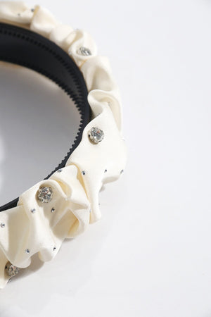 Carraig Donn Cream Satin Diamante Hairband