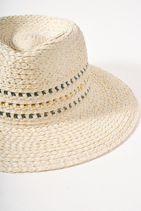 Carraig Donn Cream Straw Fedora Hat