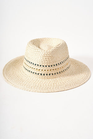 Carraig Donn Cream Straw Fedora Hat