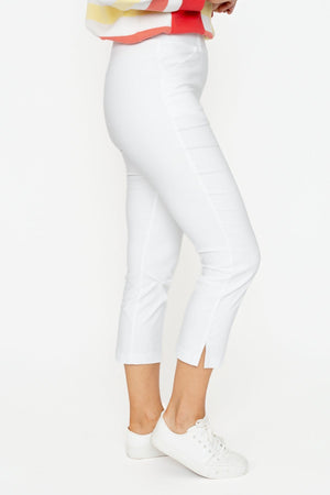 Carraig Donn Cropped Bengaline Trousers in White