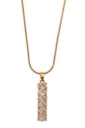 Carraig Donn Crystal Bar Drop Pendant
