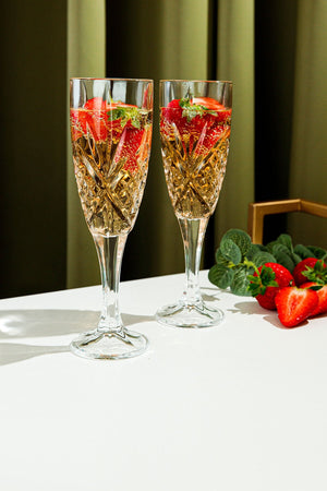 Carraig Donn Crystal Champagne Glass Set