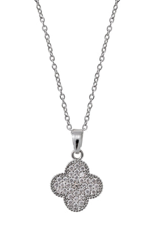 Carraig Donn Crystal Clover Earrings & Necklace Set
