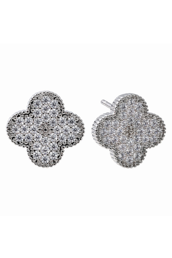 Carraig Donn Crystal Clover Earrings & Necklace Set