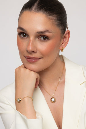 Carraig Donn Crystal Heart Pendant Necklace