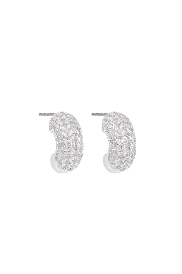 Carraig Donn Cz Hoop Shaped Earrings
