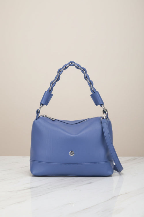 Daisy Medium Shoulder Bag in Blue