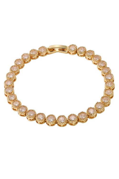 Danna Gold Tennis Bracelet