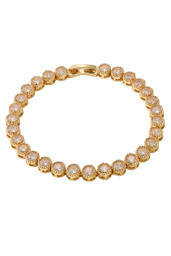 Carraig Donn Danna Gold Tennis Bracelet