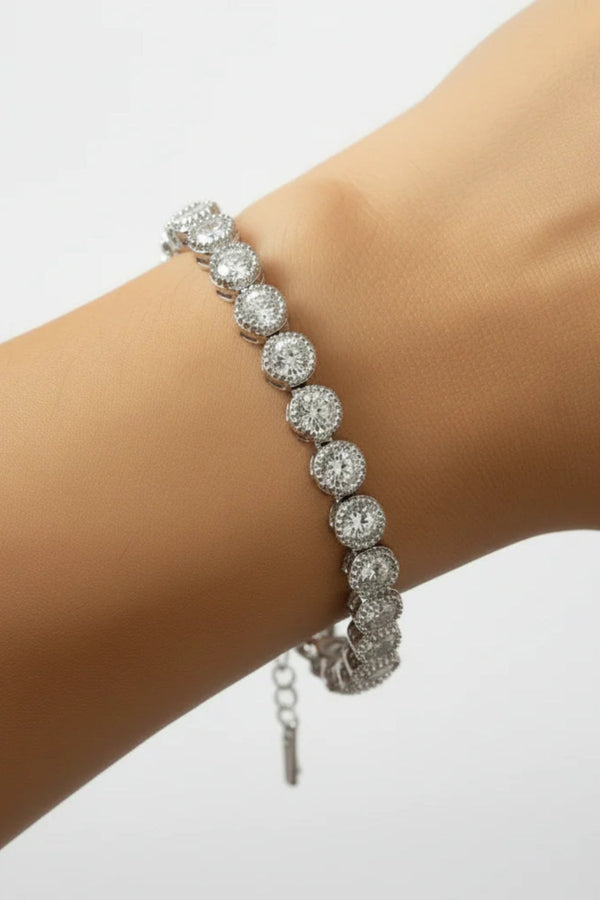Carraig Donn Danna Silver Tennis Bracelet