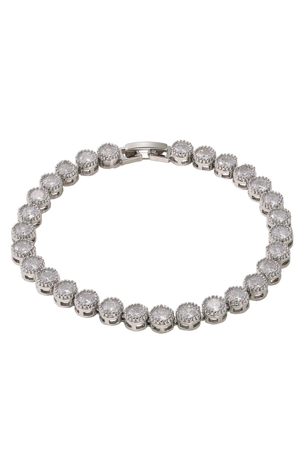 Carraig Donn Danna Silver Tennis Bracelet
