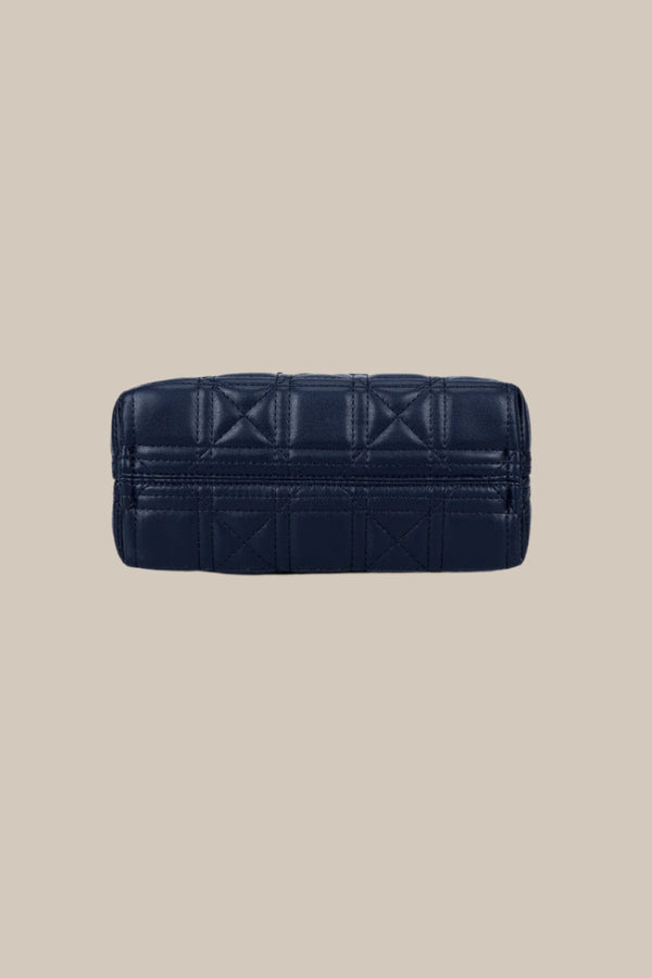 Carraig Donn Dark Blue Embossed Charm Bag