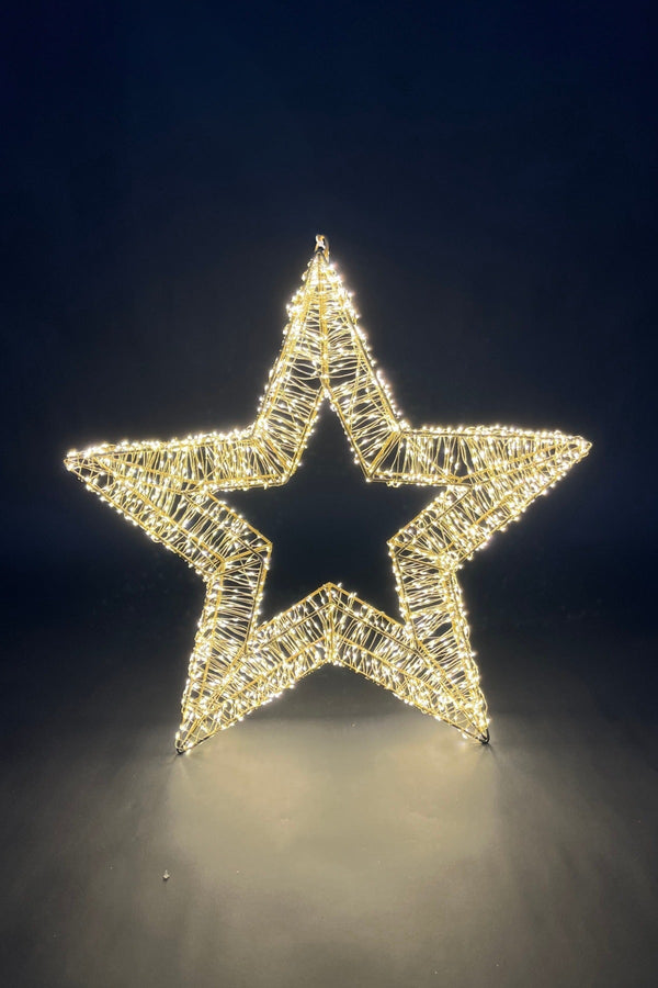 Carraig Donn Decadent White Star Led Light 40cm