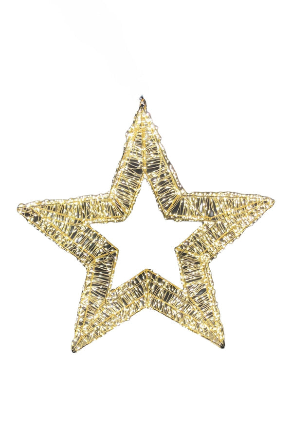 Carraig Donn Decadent White Star Led Light 40cm